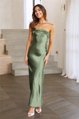 Run To The Top Maxi Dress Dark Green