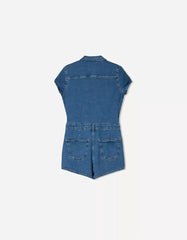 Denim romper