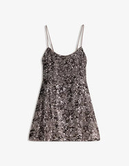 Strappy sequined dress