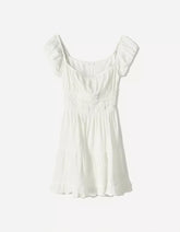 Mini dress with ruffles