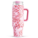 40oz Tumbler With 2-in-1 Lid Valentine Collection