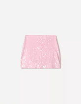 Sequined mini skirt