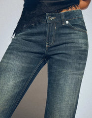 Flared baggy jeans