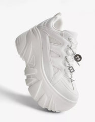 XL platform sneakers with charms
