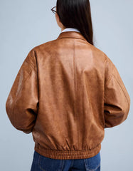 Leather effect jacket