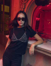 Printed short sleeve T-shirt