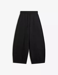 Plush barrel pants with stoppers