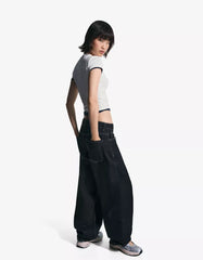 Short sleeve studded print T-shirt