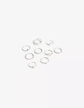 9-pack of thin rings
