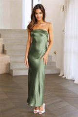 Run To The Top Maxi Dress Dark Green