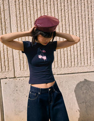 Short sleeve print T-shirt