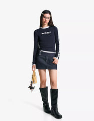 Long sleeve T-shirt with print