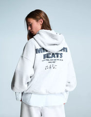 Oversized hoodie with print