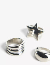 3-pack of star rings