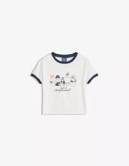 Mofusand print short sleeve T-shirt