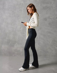 Technical flared pants