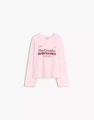 Printed boxy-fit long sleeve T-shirt