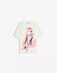 Lisa print short sleeve T-shirt