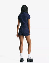 Denim romper