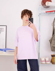 Oversize short sleeve heavy cotton T-shirt
