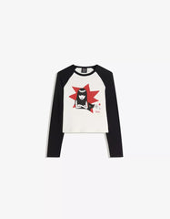 Emily the Strange print long sleeve T-shirt