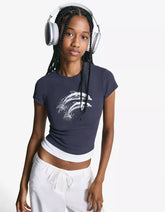 Short sleeve T-shirt with print