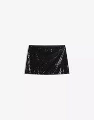 Sequined mini skirt