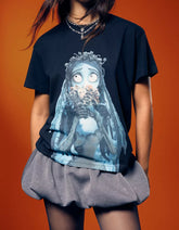Corpse Bride print short sleeve T-shirt