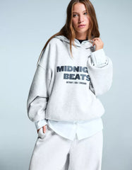 Oversized hoodie with print