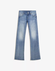 Bootcut jeans with flaps