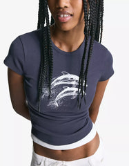 Short sleeve T-shirt with print