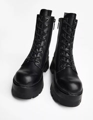 Lace-up ankle boots