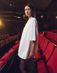 Oversize balloon T-shirt dress