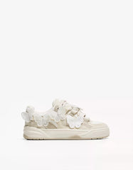 Skater sneakers with butterfly details