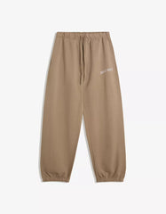 Embroidered plush joggers