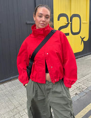 Water-resistant and windproof technical jacket