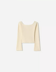 Sweater with tie detail