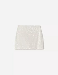 Sequined mini skirt