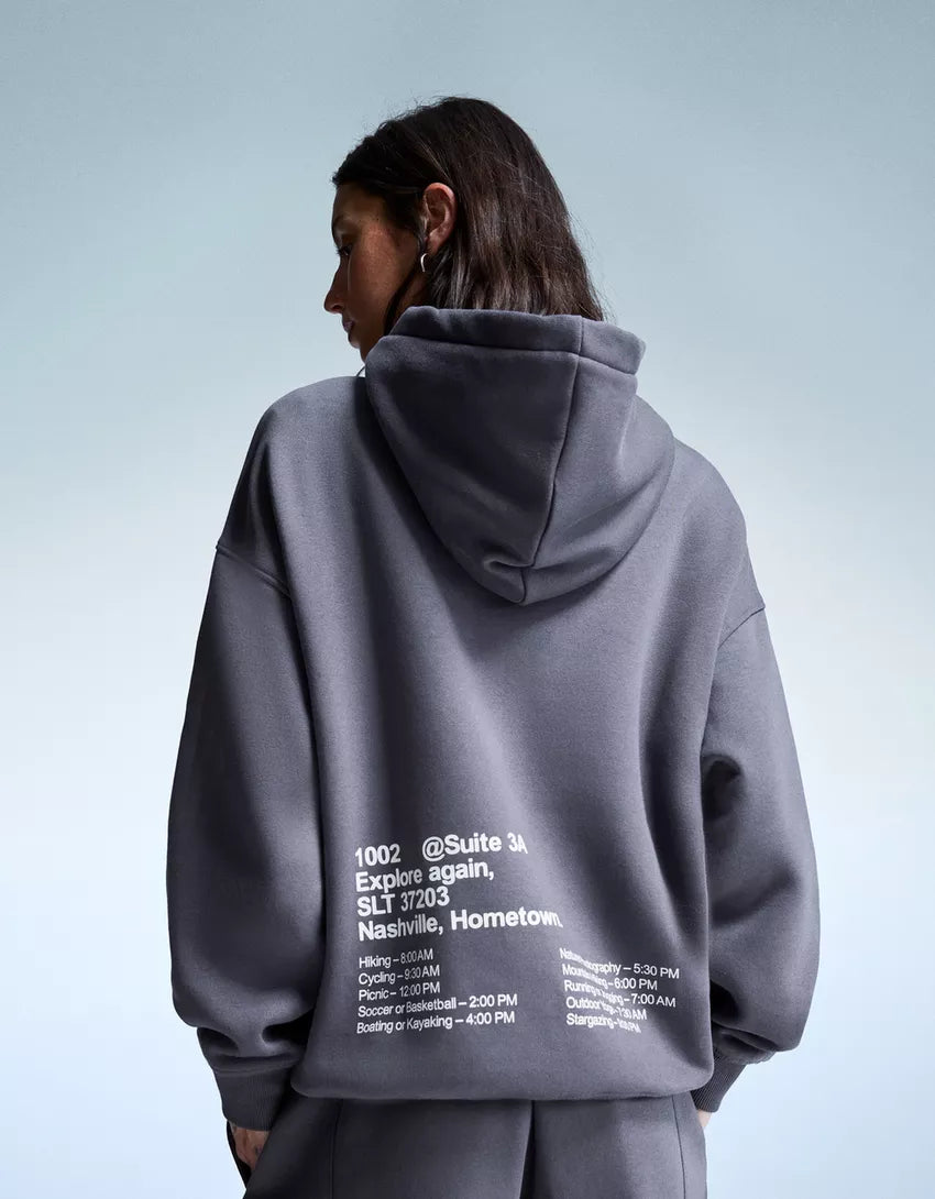 Printed hoodie
