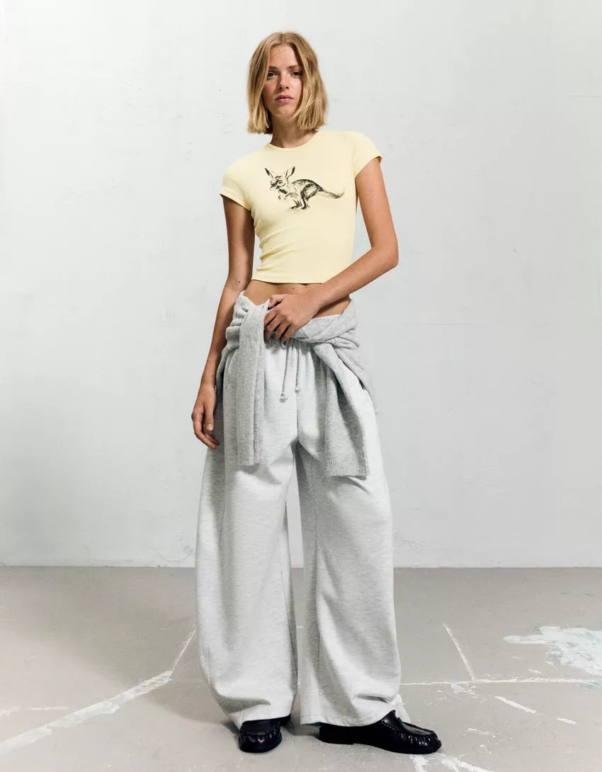 Short sleeve T-shirt with print