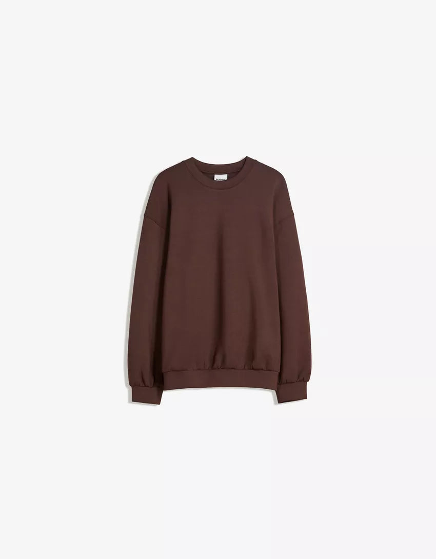 Soft oversize modal sweatshirt