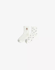 Pack of 2 pairs of printed socks