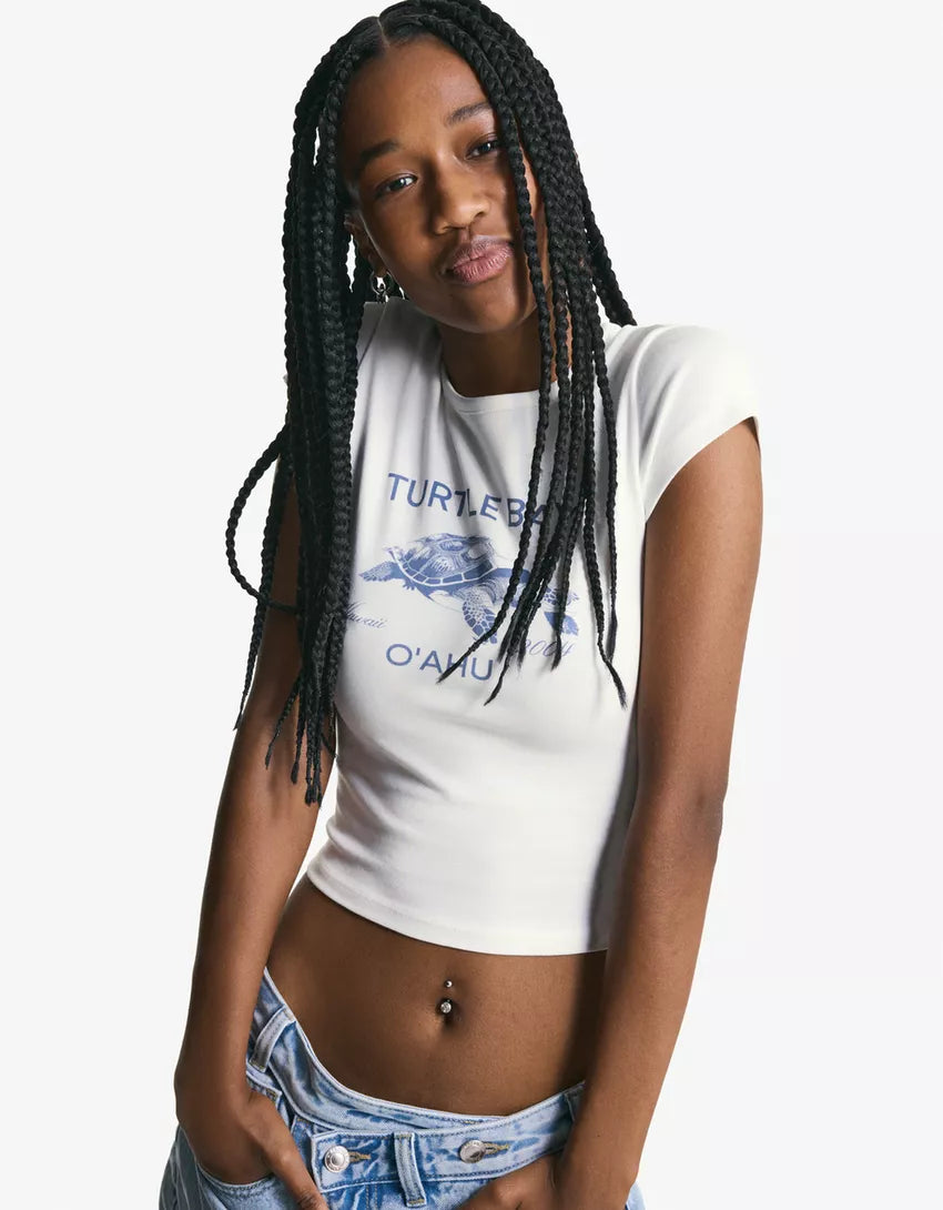 Short sleeve T-shirt with print