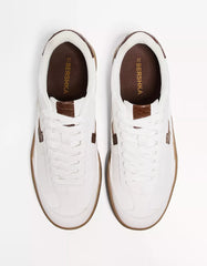 Retro sneakers with animal print details