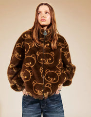 Rilakkuma faux fur jacket