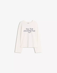 Printed boxy-fit long sleeve T-shirt