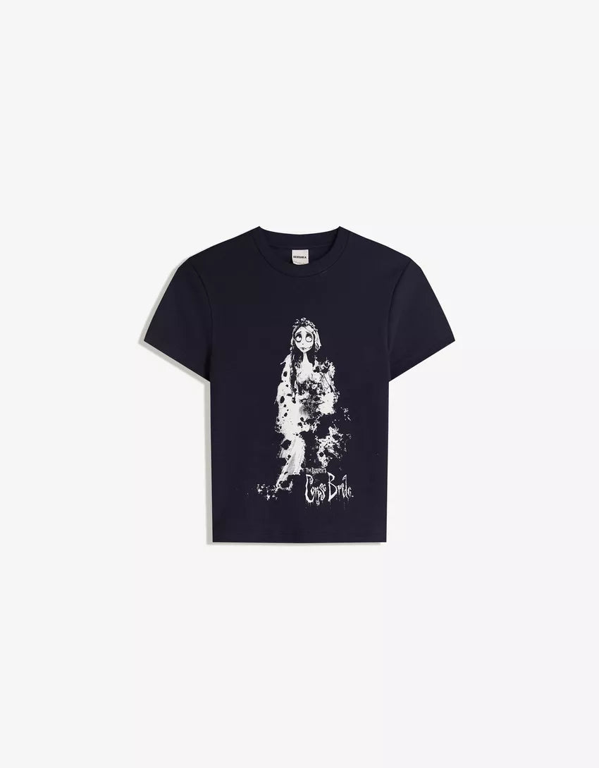 Corpse Bride print short sleeve T-shirt