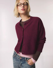 Soft touch button-up cardigan