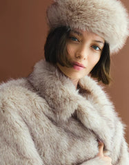 Faux fur hat