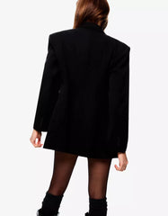 Blazer with side button